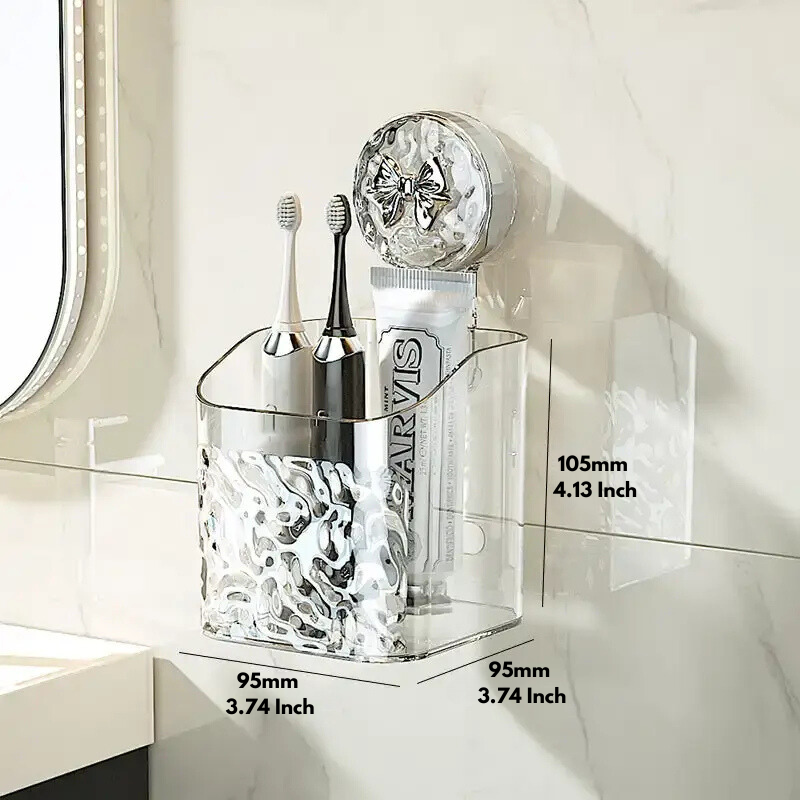 Mensola da parete pratica senza foratura per bagno