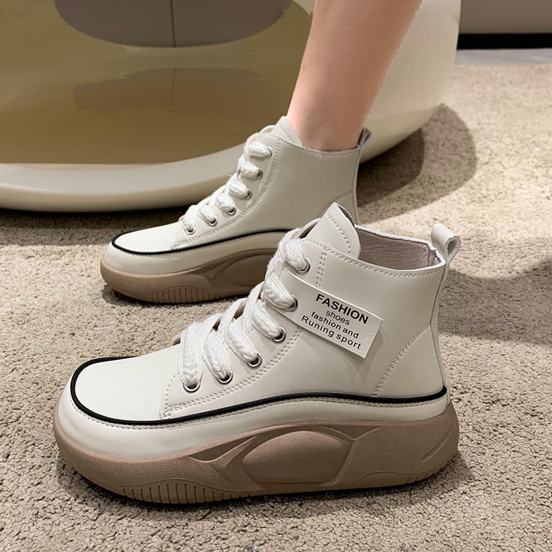 Ultra-wygodne buty za kostkę z grubą podeszwą