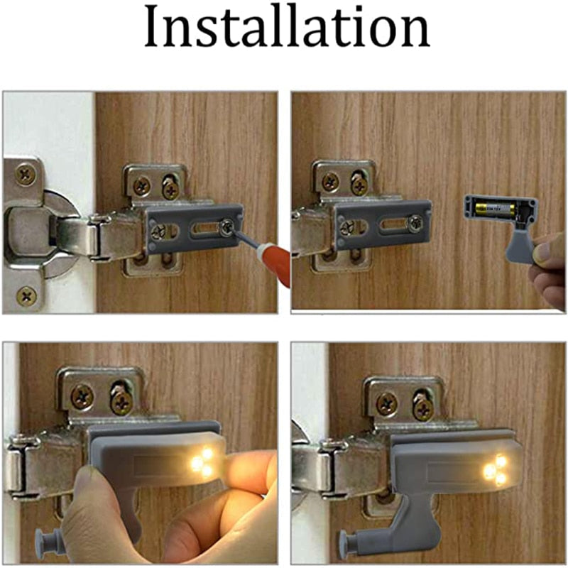 Világítsa meg szekrényeit automatikusan, egyszerűen