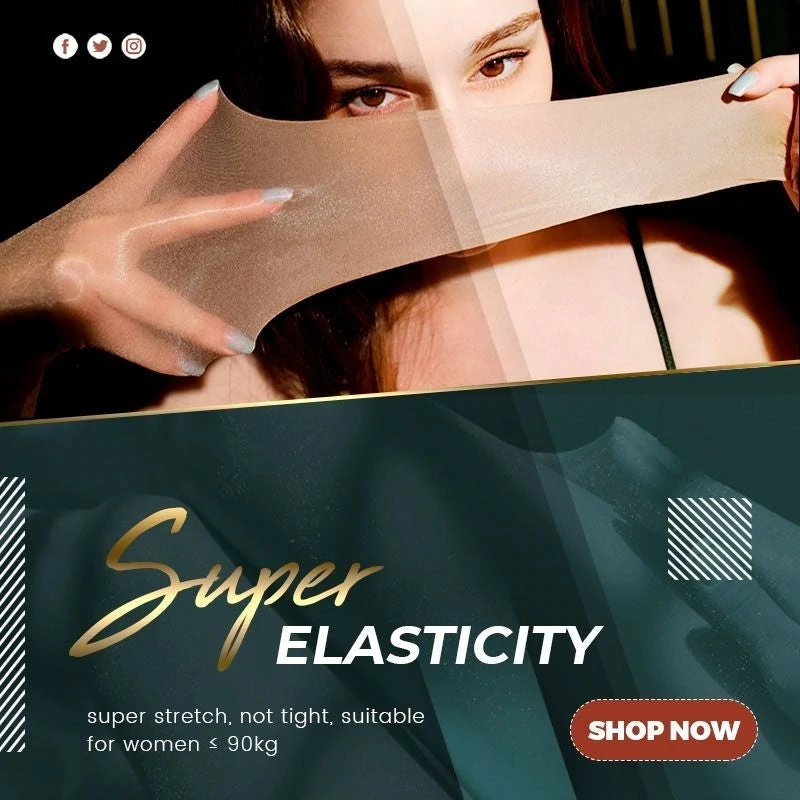 Collant in seta perlata per un aspetto elegante e sexy