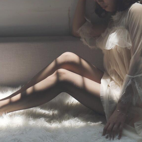 Collant in seta perlata per un aspetto elegante e sexy
