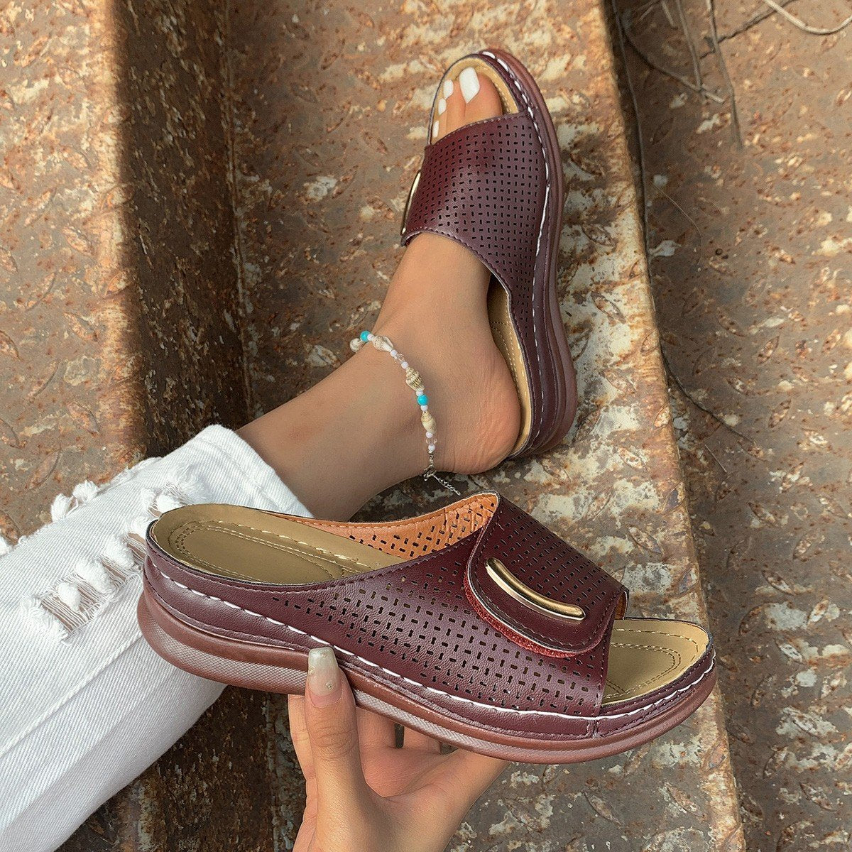 Peep Toe orthopedic sandals: Comfort and support for your feet