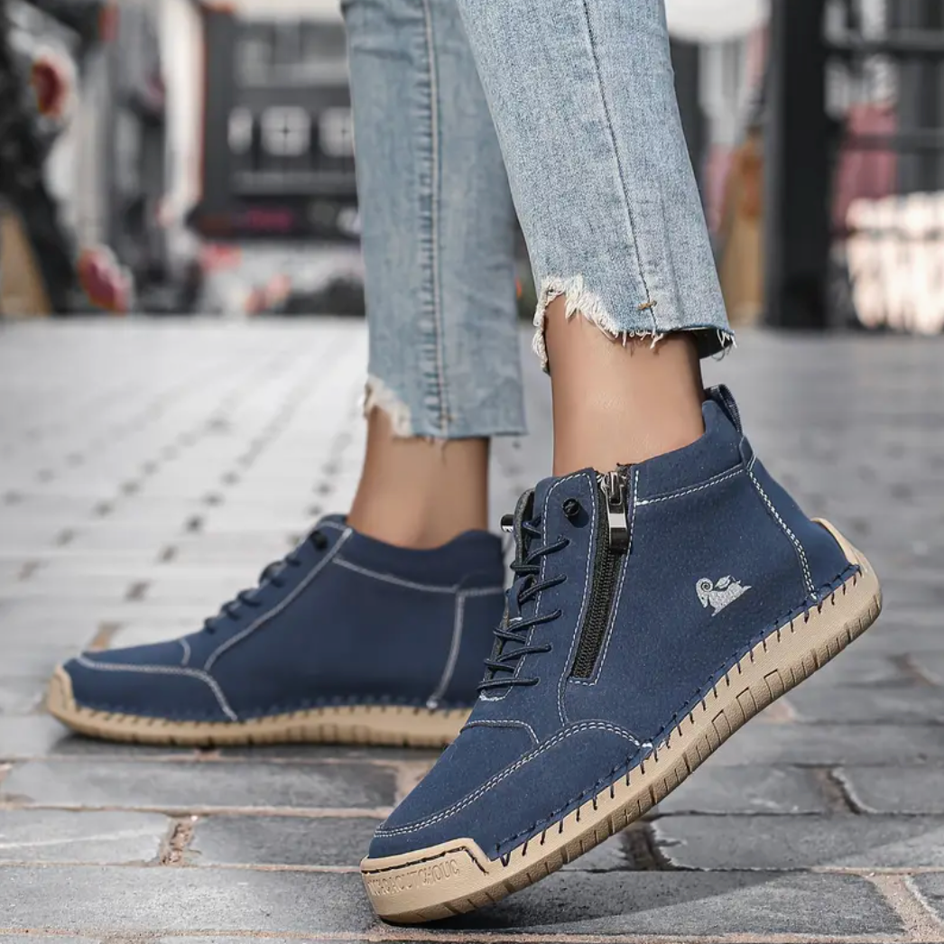 VogaDeck DoubleZip – Sneakers Confort & Soutien Orthopédique