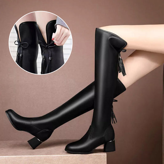 Botas de cuero: elegancia y calidez para el invierno