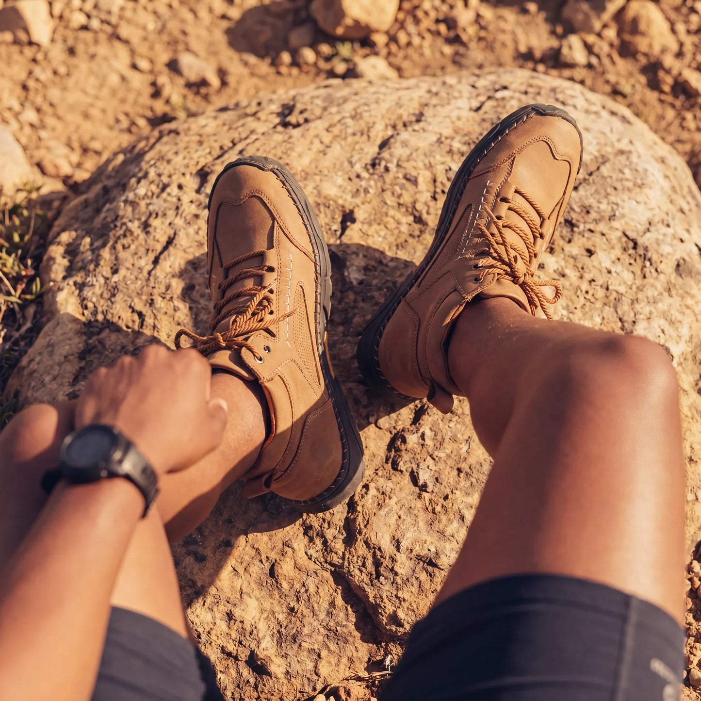 VogSalkin 2.0 - Bottes Barefoot tout-terrain à semelle vulcanisée et cuir vegan imperméable
