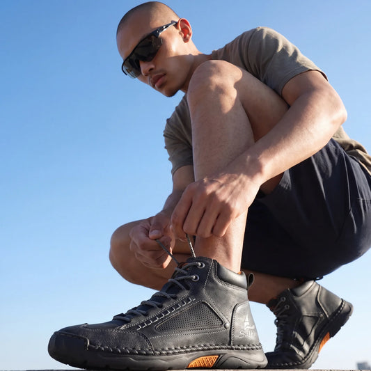 VogSalkin 2.0 - Vízhatlan vegán bőrrel és vulkanizált talppal rendelkező terepjáró Barefoot csizmák 