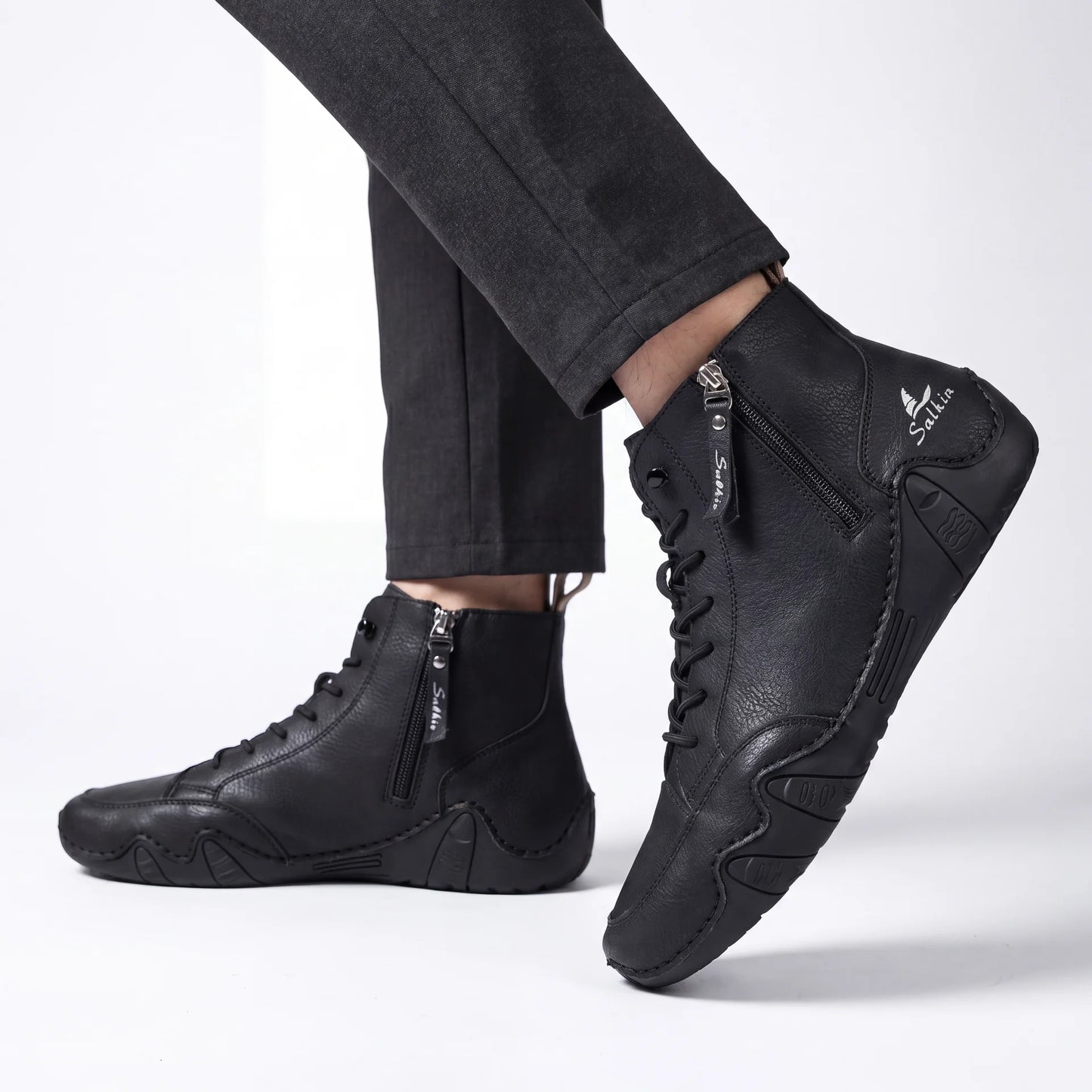 VogSalkin - Ανθεκτικά και ανθεκτικά παπούτσια με φερμουάρ 