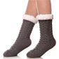 Chaussons douillets doublés en sherpa pour un confort ultime