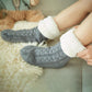 Chaussons douillets doublés en sherpa pour un confort ultime