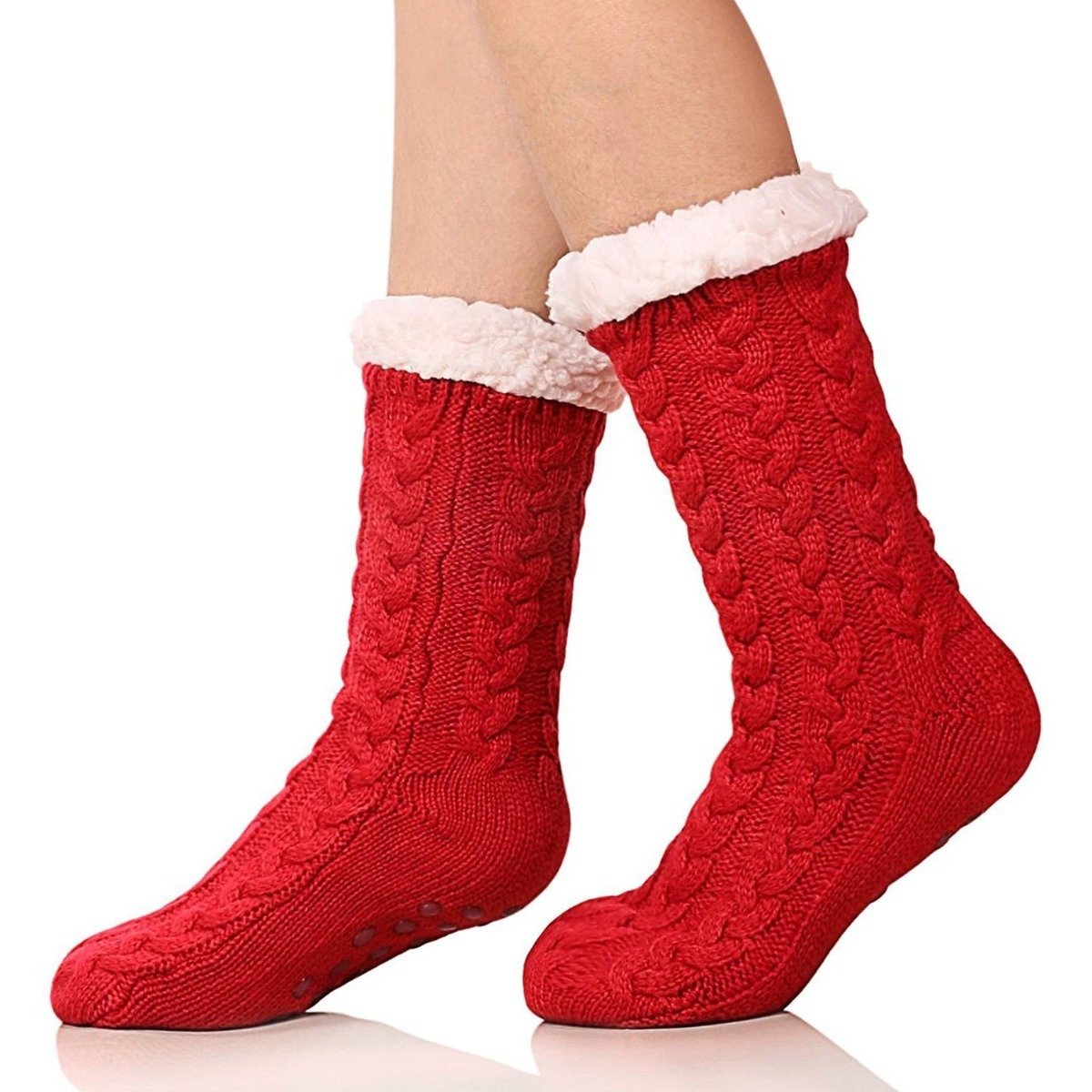 Chaussons douillets doublés en sherpa pour un confort ultime